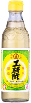 工研【白酢/白醋】台湾进口香醇纯釀造食用糯米醋 300ml